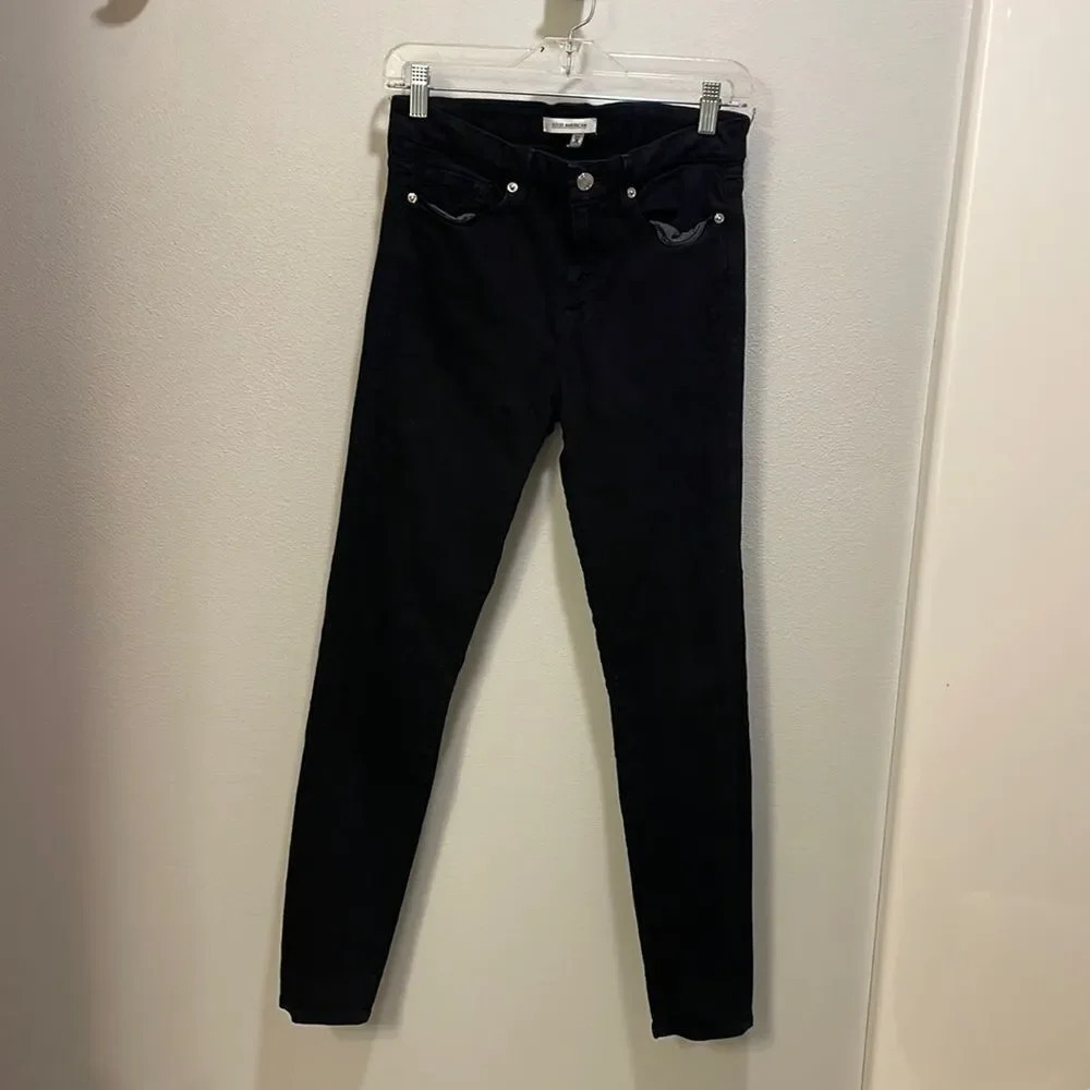 GOOD American Good Legs woman’s black jeans